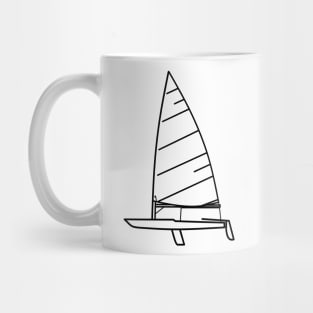 Laser Dinghy Sailboat Mug